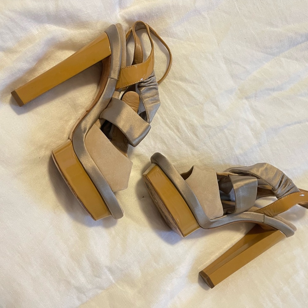 Balenciaga Paris Satin / Suede / Patent Heel 36.5 - Picture 2 of 6